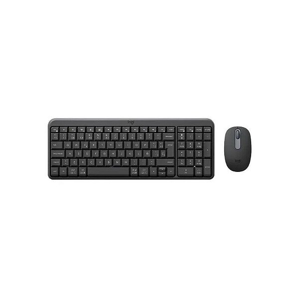 Kit Teclado + Mouse Sem Fio Logitech MK250 - Grafite (920-013513)