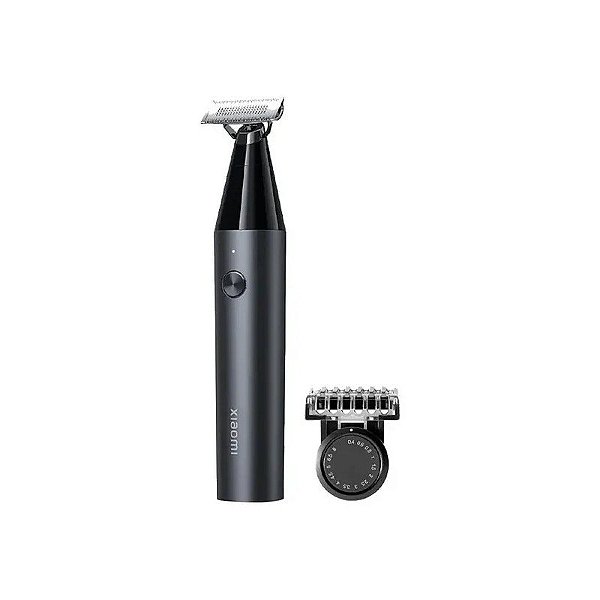 Barbeador Xiaomi Uniblade Trimmer X300 3 Watts Recarregável - Preto/Cinza