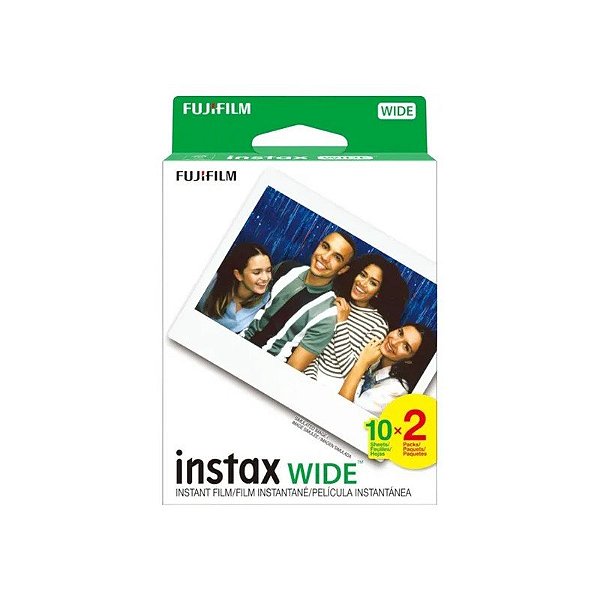 Pacote de Papel Térmico Fujifilm Instax Wide (20 Unidades)