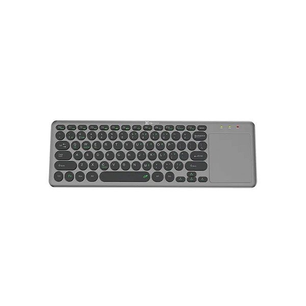 Teclado Sem Fio Klip Xtreme Keyglider KCK-550E com Touchpad - Cinza