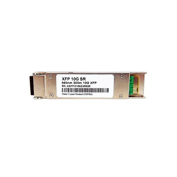 Transceptor F. M XFP 10G SR 300M LC Duplex 850NM MMF