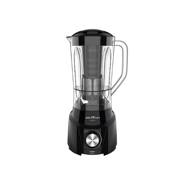 Liquidificador Britânia BLQ970 Turbo - 900W - 2,6L - 110V/60Hz - Preto
