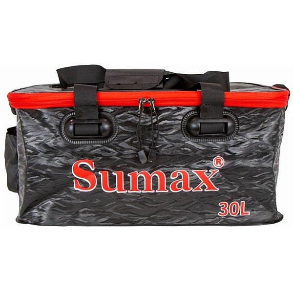 Bolsa Sumax SU-2428 - Preto/Vermelho