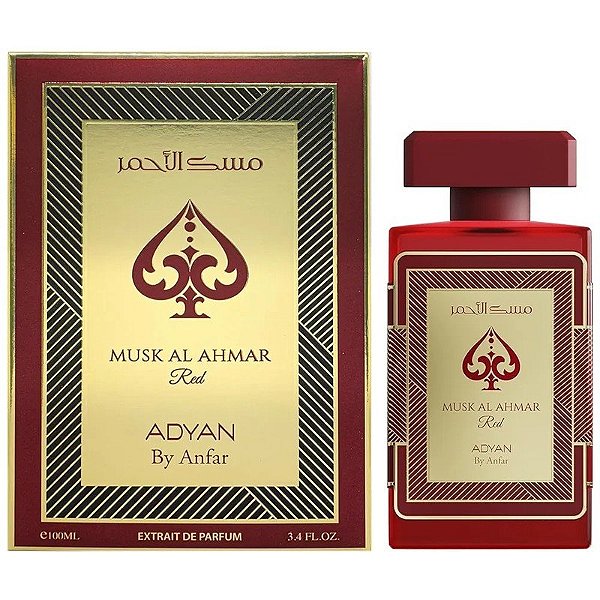 Perfume Adyan Musk Al Ahmar Vermelho Extrait de Parfum 100mL - Unissex
