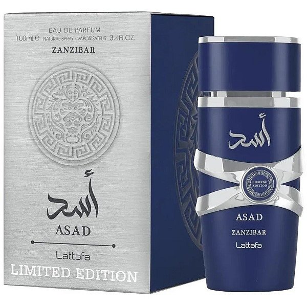 Perfume Lattafa Asad Zanzibar Edição Limitada EDP 100ml - Masculino