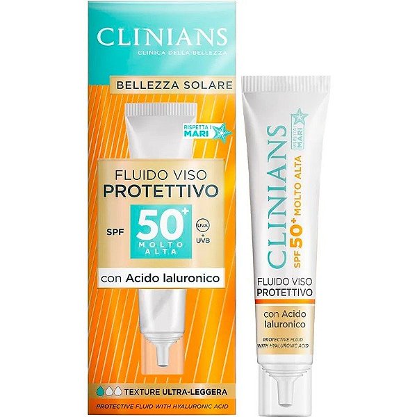 Creme Facial Clinians Fluido Protetor FPS50 - 40mL
