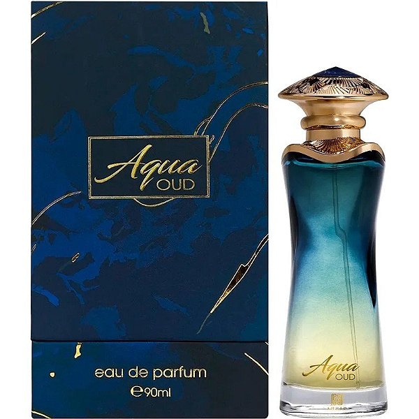 Perfume Ahmed Al Maghribi Aqua Oud EDP 90mL - Unisex