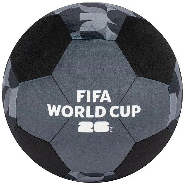 Pelúcia Bola da Copa do Mundo 2026 Jazwares JPFI00045 - Preta