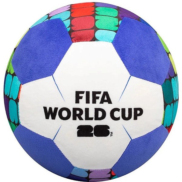 Peluche Bola da Copa do Mundo 2026 Jazwares JPFI00043 - Roxa