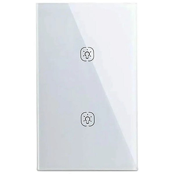 Interruptor Smart de Parede Homie ZN-U02U (HSS02TR) Zigbee (2 Botões Touch)