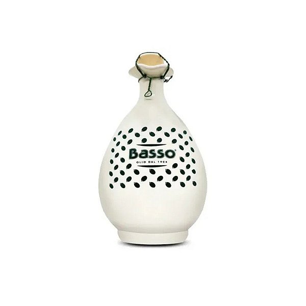 Garrafa de Azeite de Oliva Extra Virgem Basso Cerâmica 750ml