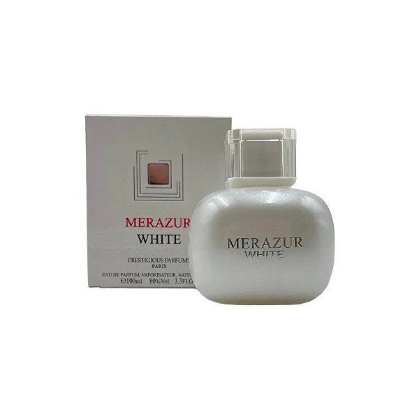 Perfume Prestigious Parfums Merazur White - Eau de Parfum - Feminino - 100ML