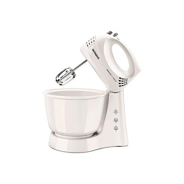 Batedeira Mondial Prática B-44-W - 400W - 3.6L - 220V 50/60Hz - Branca