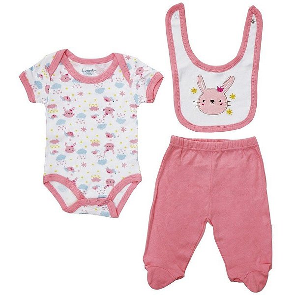 Bebê Everfit 11961S Rosa - Feminino