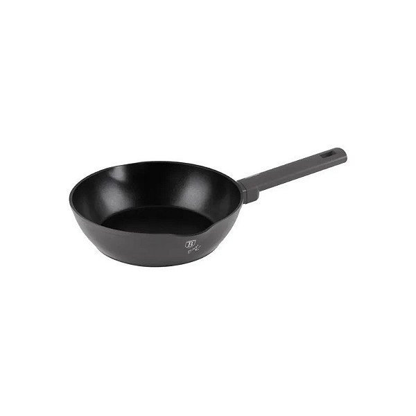 Frigideira Funda Berlinger Haus com 2 Bocas Preta 24CM