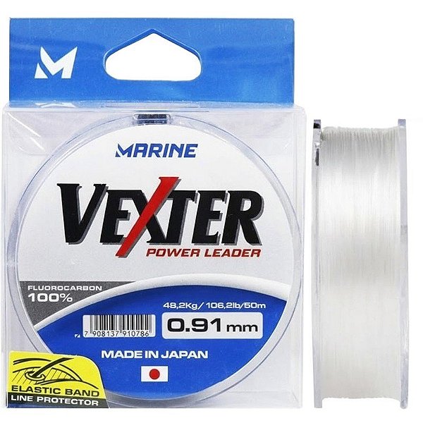Linha Monofilamento Marine Sports Vexter Power Leader 0.91mm 106.2lb 50m