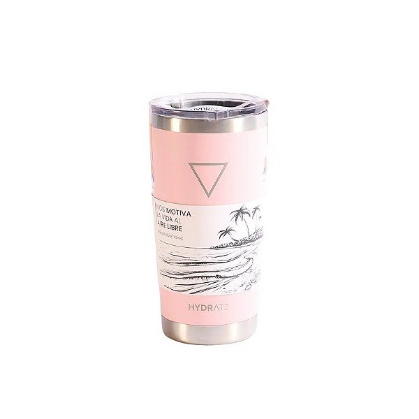Copo Térmico Hidrate 591ML Rosa Pastel
