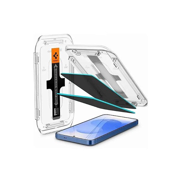 Película Spigen Samsung S26 Ultra Glas Vidro Temperado Ez Fit Privacidade AGL11093 2 Peças