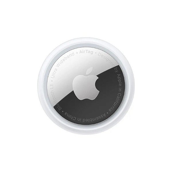 Localizador Apple Airtag A2187 MX532LL com Bluetooth - Prata/Branco (sem Lacre)