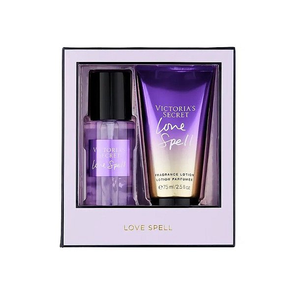 Kit Duo Mini Love Spell da Victoria's Secret - 75ml/75ml