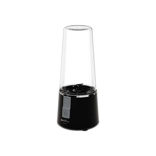 Mini Liquidificador Portátil Britania BLQE02A Recarregável - Preto
