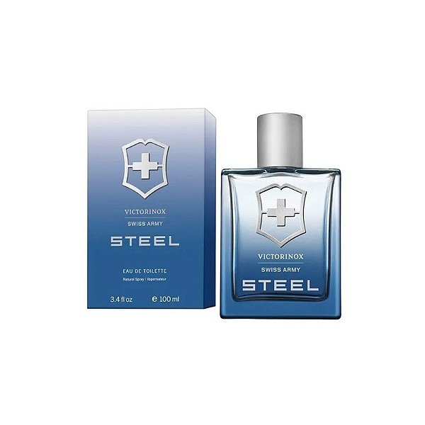 Perfume Victorinox Swiss Army Steel - Água de Colônia - Masculino - 100ML