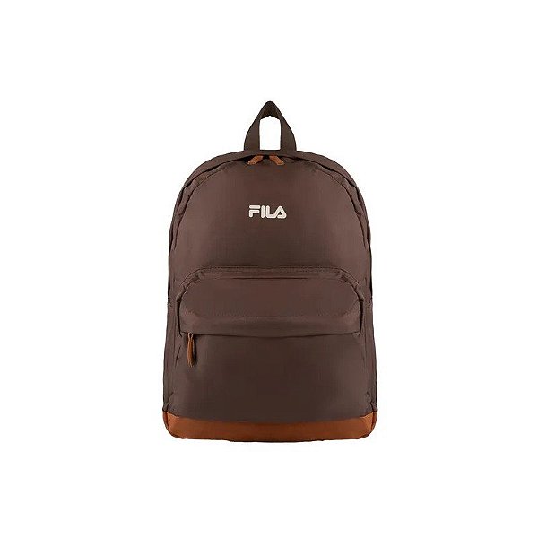 Mochila Unissex Moda Retrô Letras Marrom
