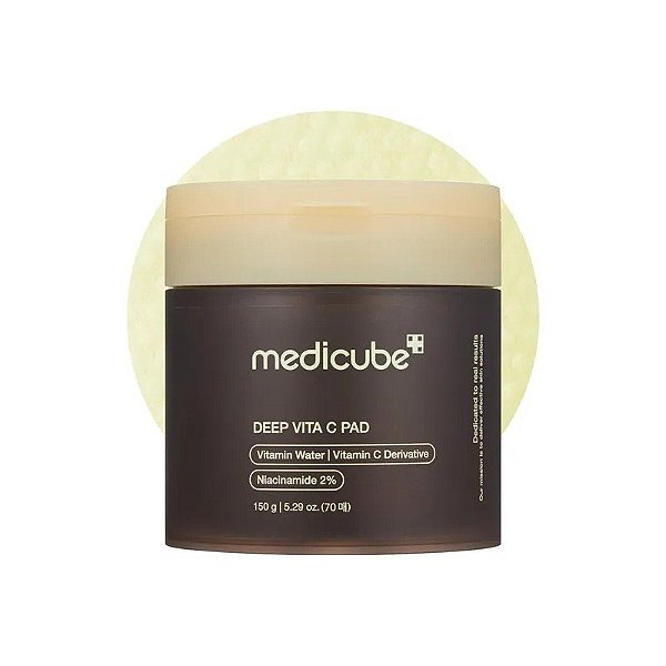 Almofada de Hidratação Facial Medicube Deep Vita C Pad - 150GR