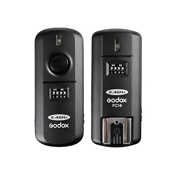 Kit Disparador de Flash Godox FC16 Sem Fio para Nikon