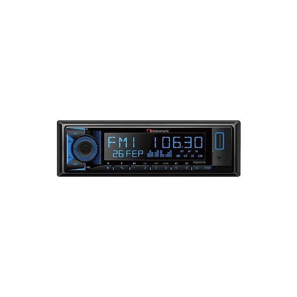 Rádio Car Nakamichi NQE514B - USB/BT