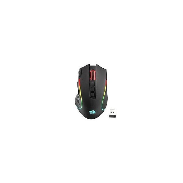 Mouse Gamer Redragon Predator Pro M612RGB-Pro RGB Sem Fio / Bluetooth - Preto