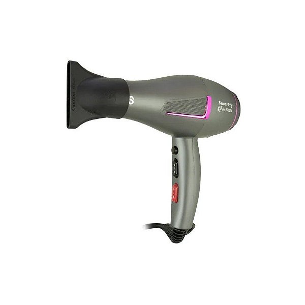 Secador de Cabelo Smartfy Fox SM07 - 2200W - 220V / 50-60Hz - Cinza