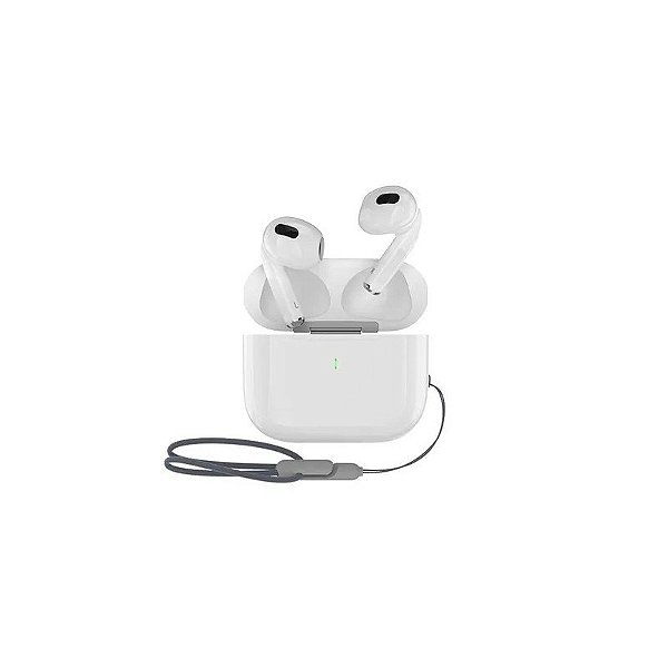 Fone de Ouvido Devia EM410 Airbuds PODS3 TWS Sem Fio Bluetooth - Branco