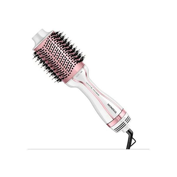 Escova Secadora Mondial ES-50 Bivolt - Rosa Branco