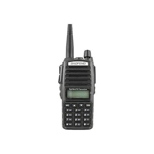 Rádio Comunicador Baofeng UV-82 Dual Band 5W - Preto