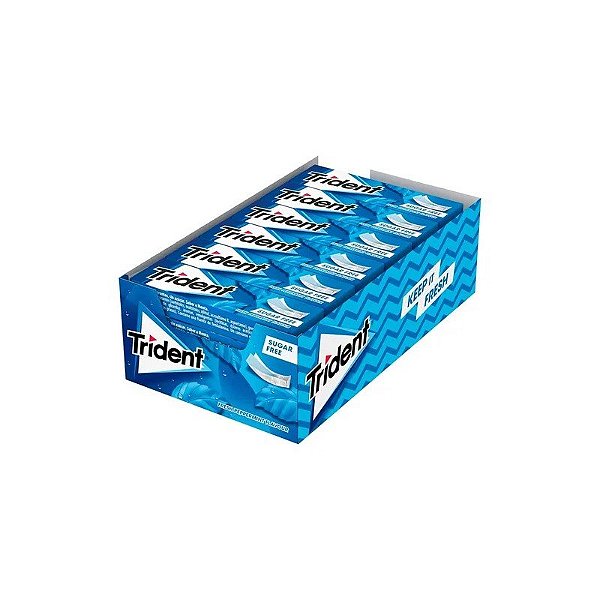 Caixa de Chiclete Trident Americano Hortelã 24X13,5G
