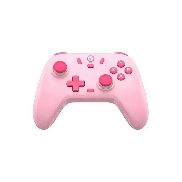 Controle Sem Fio Gamesir Tan Nova Lite para Nintendo Switch/ PC/ Steam/ iOS/ Android - Rosa
