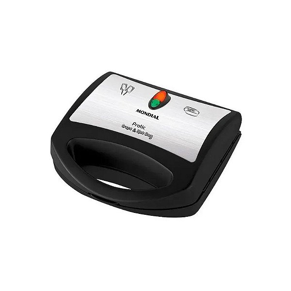 Máquina de Crepe Mondial Pratic CP-01 850 Watts 127V ~ 60Hz - Preto/Prata