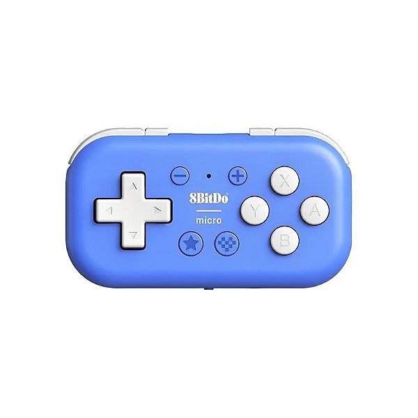Controle Mini Bluetooth 8BITDO Micro - Azul