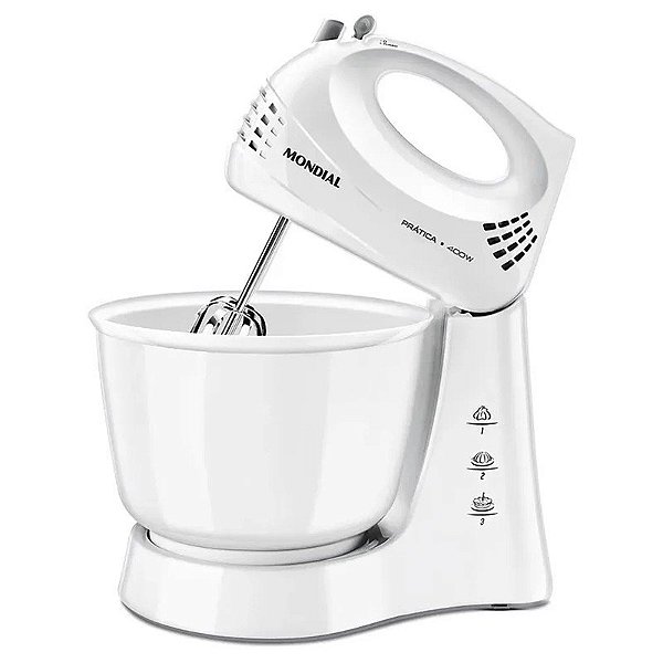 Batedeira Mondial B-44-W Prática 400W - 220v Branca