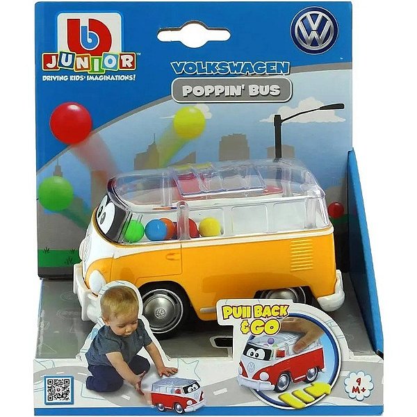 Ônibus Volkswagen Poppin 16-85109 BBJunior - Amarelo