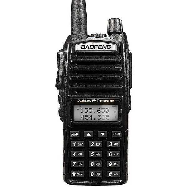 Rádio Dual Band Walkie Talkie Baofeng UV-82 (5km) Unidade