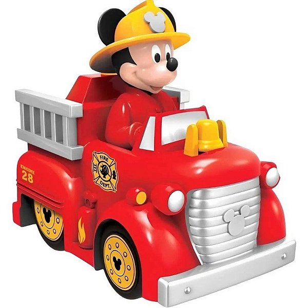Caminhão de Bombeiros Auto Disney Junior Luzes e Sons - Mickey