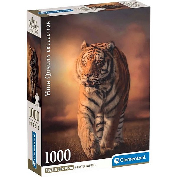 Quebra-Cabeça Tiger High Quality Collection Clementoni - 39773 (1000 peças)