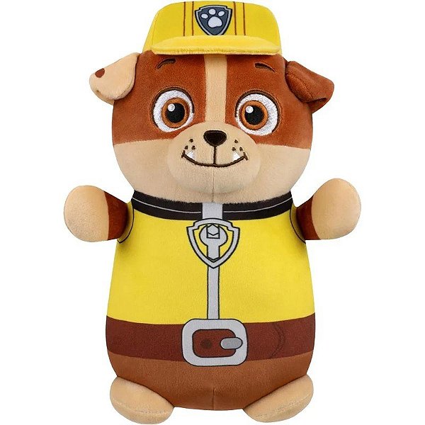 Pelúcia Rubble Patrulha Canina HugMees Jazwares - SQPW00010