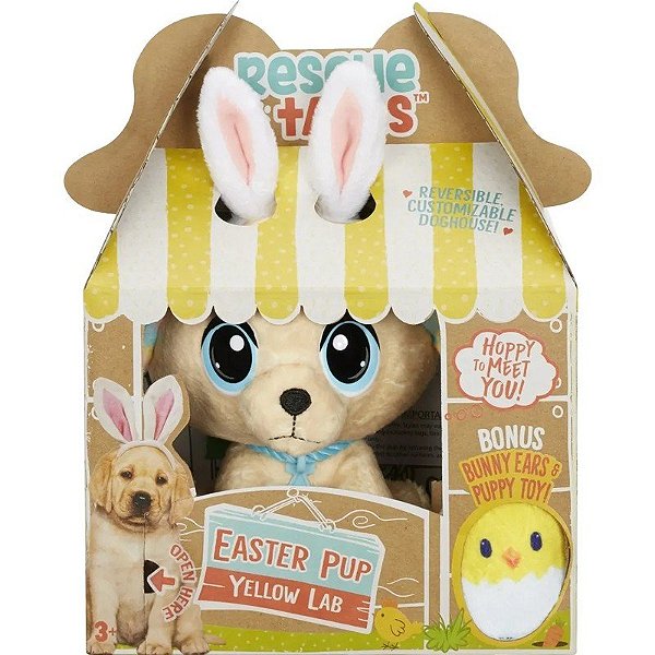 Peluche Easter Pup Yellow Lab Rescue Tales LittleTikes - 658471