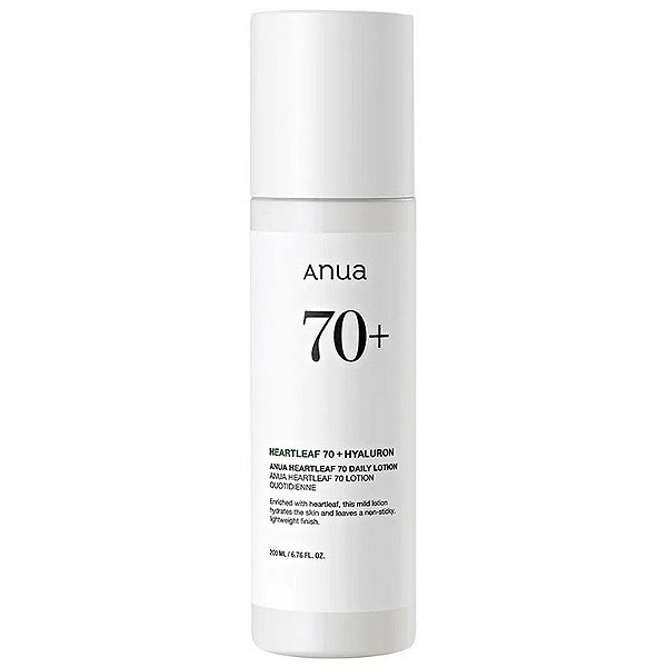 Loção Anua Heartleaf 70+ Hyaluron - 200mL