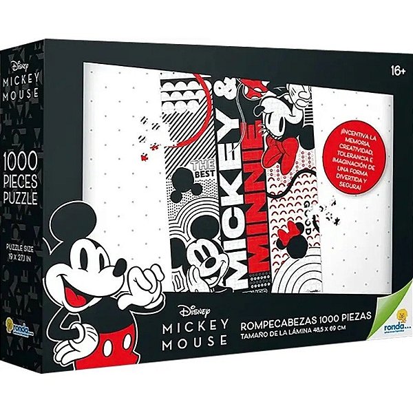 Quebra-cabeça Mickey Mouse Disney Ronda 12058 (1000 Peças)