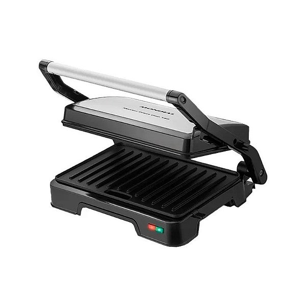 Sanduicheira e Grill Mondial Master Press Inox Preto PG-01-18 1000W 220V/60Hz