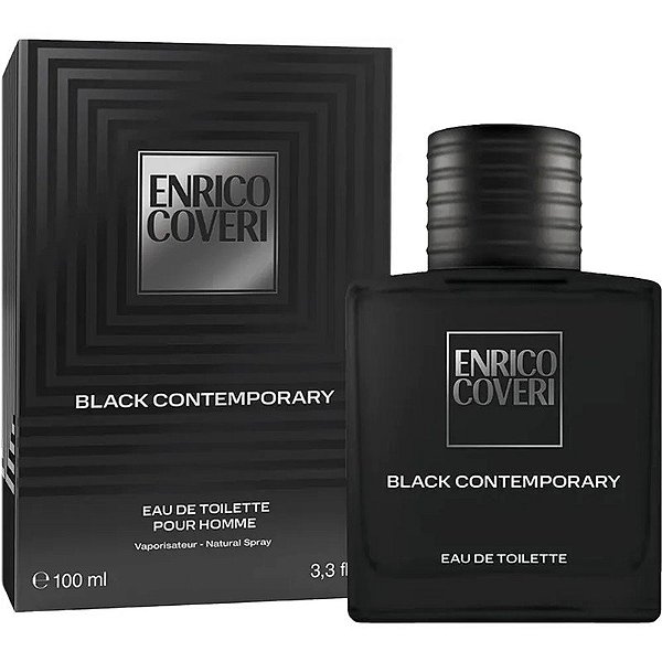 Perfume Enrico Coveri Black Contemporary EDT 100ml - Masculino